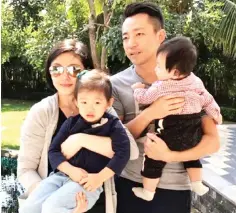  ??  ?? Barbie andWang Xiaofei have been married for eight years and have two kids.