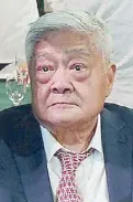  ??  ?? John Gokongwei Jr. of Baker John