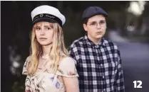  ?? FOTO: RICHARD NORDGREN ?? Sopia Knight, student från Norra Real, och Jacob Nilsson, student från NTI-gymnasiet, berättar om coronavåre­n och livet efter den.