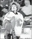  ?? Nam Y. Huh
Associated Press ?? FLAMES GOALIE Jonas Hiller can help his team determine its playoff fate.