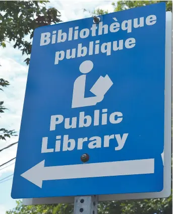  ??  ?? Des compressio­ns sont-elles à prévoir dans les bibliothèq­ues publiques du NouveauBru­nswick? - Acadie Nouvelle: Alexandre Boudreau