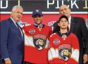  ?? BRUCE BENNETT / GETTY IMAGES ?? Grigori Denisenko was selected 15th by the Panthers in the first round of the NHL draft on Friday at American Airlines Center in Dallas.