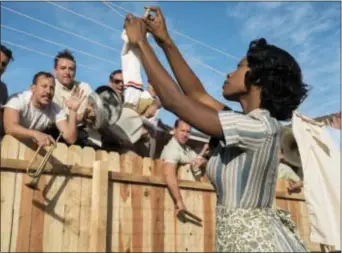  ?? HILARY BRONWYN GAYLE — PARAMOUNT PICTURES VIA AP ?? This image released by Paramount Pictures shows Karimah Westbrook in a scene from “Suburbicon.”