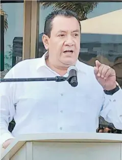  ?? Cortesía ?? Nicolás Gutiérrez Domínguez, el dirigente de la Sección III del SNTE.