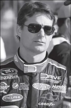  ?? AP PHOTO ?? Jeff Gordon is on Wednesday’s NASCAR Hall of Fame ballot for the first time.
