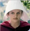  ??  ?? 2017 – The TV series The Handmaid’s Tale, starring Elisabeth Moss (above) and Joseph Fiennes, debuts.