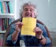  ??  ?? Al vaglio degli iscritti. Il nuovo codice etico dei 5 stelle sarà votato da oggi sul blog di Beppe Grillo