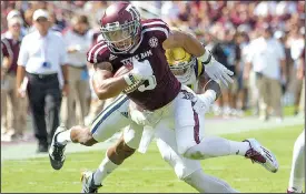  ?? AP/SAM CRAFT ?? Texas A&M wide receiver Christian Kirk, who caught 83 passes for 928 yards and nine touchdowns while being a first-team, All-SEC selection last year, returns in 2017 for the Aggies, who’ve finished 8-5 in each of the past three seasons despite getting...