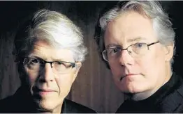  ?? DEBORAH FEINGOLD/COURTESY ?? Douglas Preston and Lincoln Child are the authors of the new thriller “Crooked River.”