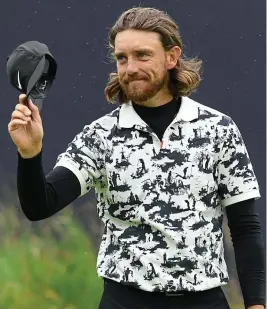  ??  ?? Close but no cigar: Tommy Fleetwood had to settle for second place in The Open