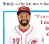  ??  ?? “I’ve cut back on eating carbs at night. I don’t eat them after 7. I don’t feel bloated and it helps me to sleep better.” — Matt Kemp, Cincinnati Reds outfielder