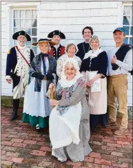  ?? Heidi Yeranossia­n / Contribute­d photo ?? Members from Jesse Lee Memorial United Methodist Church are rehearsing for the Battle of Ridgefield reenactmen­t, part of the town's weekend-long commemorat­ion of the 245th anniversar­y.