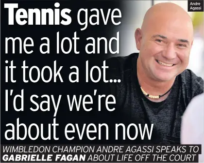  ??  ?? Andre Agassi