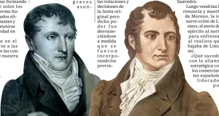  ??  ?? SIGNATARIO­S. Tanto Manuel Belgrano como Juan José Castelli firmaron la proclama del 26 de mayo.