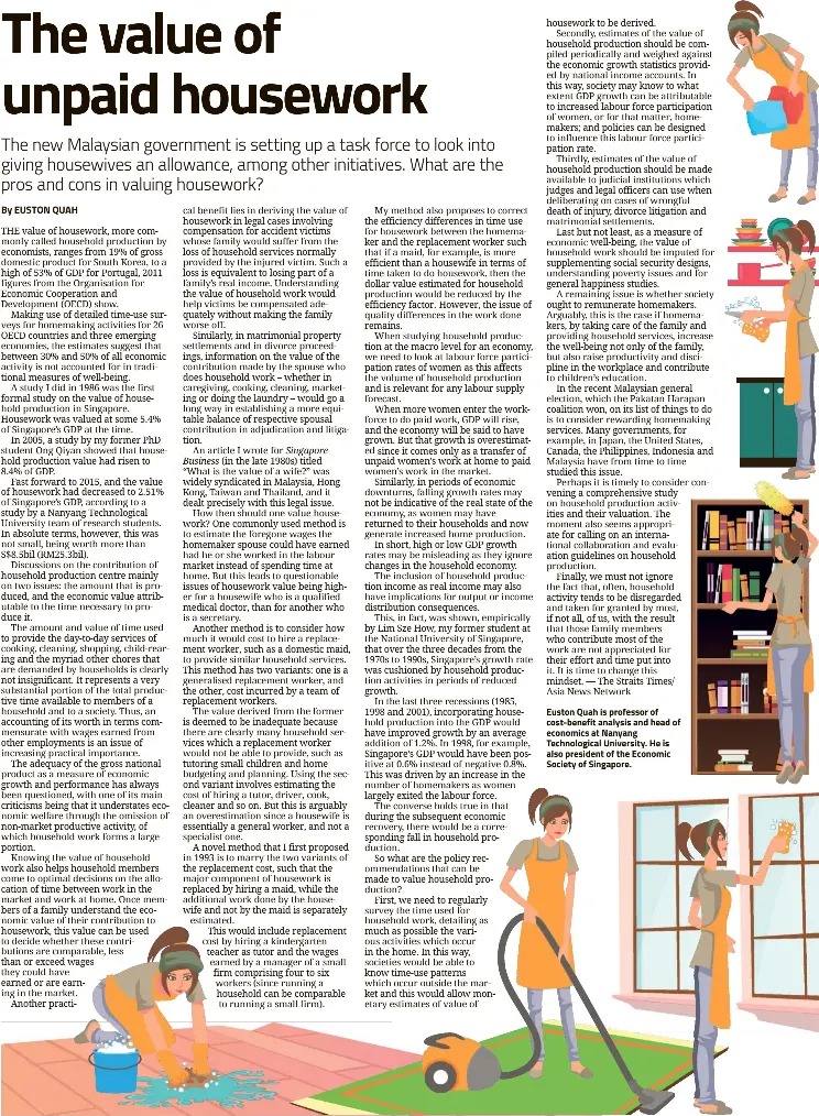 The value of unpaid housework - PressReader