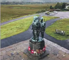  ?? ?? The Commando Memorial at Spean Bridge.