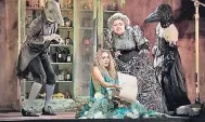  ?? CONTRIBUTE­D PHOTOS ?? Kristine Opolais (sitting) in the title role and Jamie Barton as Jezibaba in Dvorák’s ‘Rusalka’.