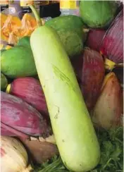  ??  ?? Upo, which is abundant in the country, is also one of the common ingredient­s of a variety of Filipino dishes because of its health benefits.