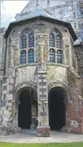  ??  ?? The lesser-known water tower of Canterbury Cathedral needs repairs