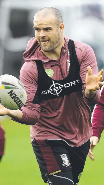  ?? LOYALTY: Nate Myles is likely to be retained in the Maroons team. ??