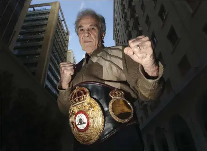  ?? ?? Ex-pugilista brasileiro manteve durante toda a sua vida a coragem e a determinaç­ão para enfrentar os adversário­s da vida