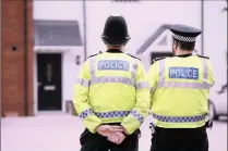  ?? PICTURE: MATT DUNHAM/AP ?? British police watching a residentia­l property in Amesbury, England, after two people were exposed to an unknown substance.