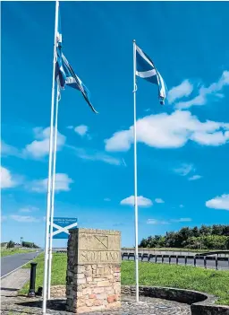  ?? Picture: Philip Silverman. ?? The Scotland/england border.
