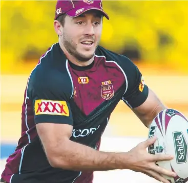  ?? Picture: AAP ?? COMEBACK: Ben Hunt trains with the Maroons and will channel Queensland legend Allan Langer in his Origin debut.