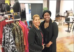  ?? Dan Haar / Hearst Connecticu­t Media ?? The Black Business Alliance, a Connecticu­twide organizati­on, has moved its main office from New Haven to a store space at the Connecticu­t Post mall in Milford as a way of increasing outreach. From left are Anne-Marie Knight, executive director; and Tia Woods, owner of ITS The Room, a consignmen­t boutique located at the mall with the alliance.