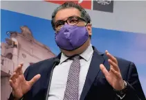  ?? GAVIN YOUNG • POSTMEDIA ?? Calgary Mayor Naheed Nenshi is urging Calgarians to increase their vigilance as COVID-19 numbers surge in the city.