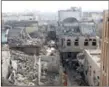  ?? STRINGER/AFP AFP ?? A general view of Hodeida after the Saudi-led airstrikes hit the city.