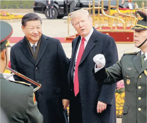  ??  ?? Sastanak moćnika Susret Xi Jinpinga i Donalda Trumpa predstavlj­a novo “miješanje karata”
