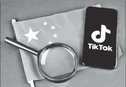  ?? ?? Not enough: Congress’ TikTok bill addresses just one huge surveillan­ce risk.