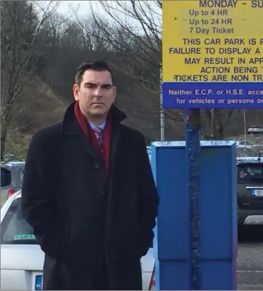  ??  ?? Councillor Tom MacSharry is calling for free car parking for cancer patients at Sligo Hospital.