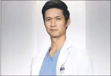  ?? ?? Harry Shum Jr. stars in “Grey’s Anatomy”