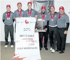  ?? PHOTO SPECIAL TO POSTMEDIA NETWORK ?? The Knights golf program captured a pair of Canadian Collegiate Athletic Associatio­n national championsh­ips in Charlottet­own, PEI.