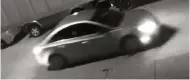  ??  ?? Police released a video of the getaway vehicle, last seen on Birch Avenue, a silver or grey, four-door 2015 or older Chevrolet Cruze