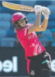  ??  ?? Ellyse Perry yesterday.