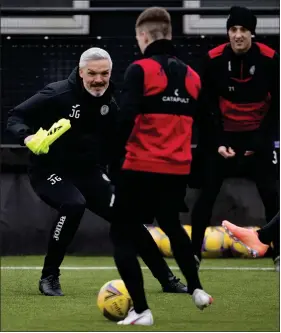  ??  ?? Jim Goodwin has called on his side to start scoring more goals