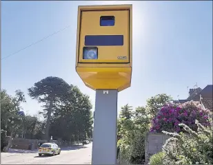  ??  ?? Ashford’s only speed camera would monitor the 20mph limit