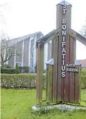  ?? BILD: Susanne Gloger ?? Die St.-Bonifatius-Kirche soll weichen.