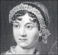  ??  ?? Novelist Jane Austen