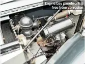  ?? ?? Engine bay panelwork is free from corrosion