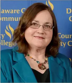  ?? SUBMITTED PHOTO ?? DCCC Biology Professor Sandra Devenny is the 2020 recipient of the prestigiou­s Christian R. and Mary F. Lindback Distinguis­hed Teaching Award.