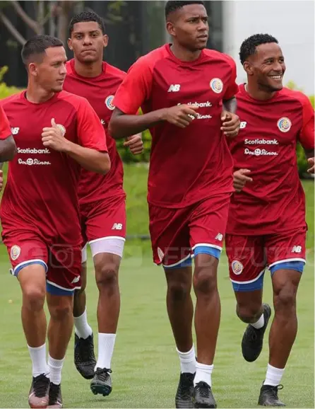  ?? Cortesía ?? Cristopher Núñez (izquierda), Jostin Salinas y Jeykel Venegas son algunas de las caras nuevas en la Selección Nacional que se preparan para los amistosos ante Panamá.