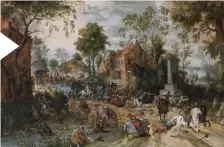  ??  ?? La batalla de Stadlohn, obra de Sebastiaen Vrancx. Puede apreciarse a los protestant­es del "Loco" o "Brazo de Hierro" Harberstad­t, huyendo hacia los pantanos tras ser empujados por la caballería de Tilly.