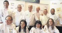  ??  ?? Los cocineros aragoneses han traído el concurso nacional a Zaragoza.