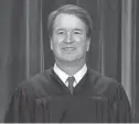  ?? EVELYN HOCKSTEIN/REUTERS ?? Justice Brett Kavanaugh said the Supreme Court should be deciding between 70 and 75 cases each term.