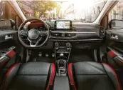  ?? Fotos: Kia ?? Der Kia Picanto wirkt von innen größer als von außen. Die GT-Line bietet frecheres Design und zahlreiche Extras.