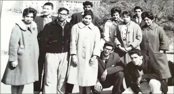  ??  ?? LIFE LESSONS: Some of the early students, including the late anti-apartheid activist Ahmed Timol, kneeling right. BELOW: Students and staff of the Transvaal College of Education. Alumni are urged to attend the reunion on Friday in Lenasia.